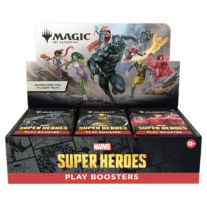 Marvel Super Heroes Play Booster Display